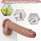 10 Inch Thick Dildo Huge Sex Toys for Women,Realistic Large Silicone Dildos Hands-Free Play Sex Toy,Lifelike Big Fake Penis Soft