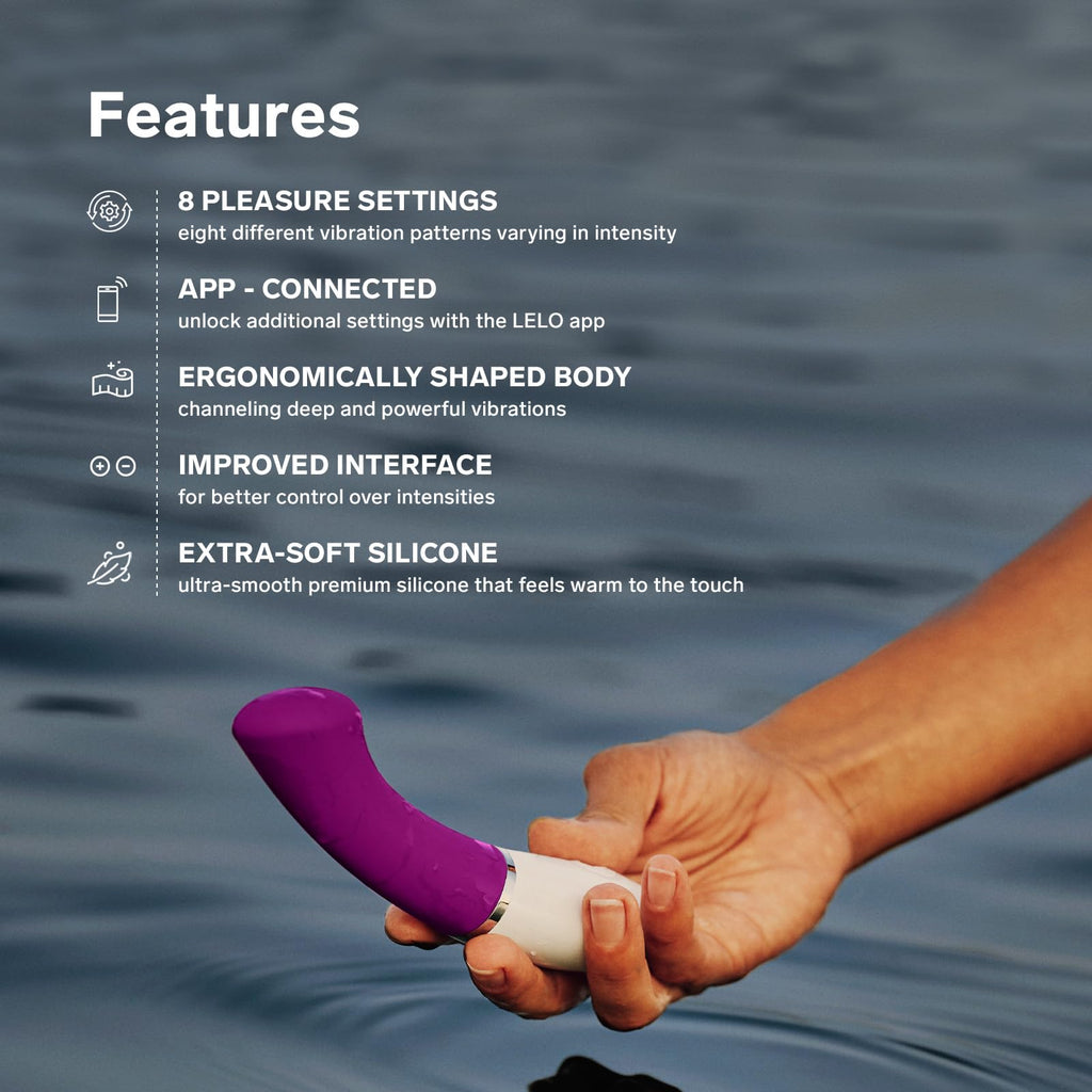 Lelo Gigi 3 App G-Spot Vibr Deep Rose