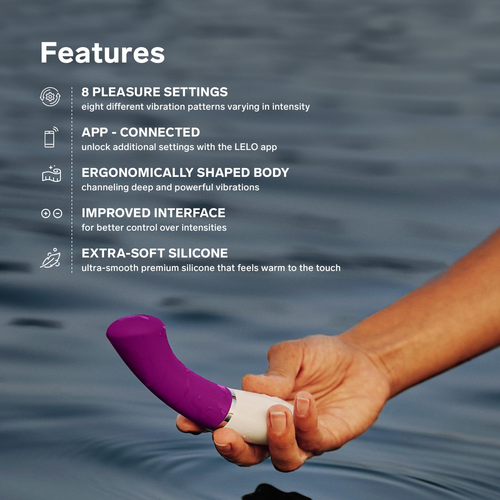 Lelo Gigi 3 App G-Spot Vibr Powder Blue