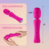 Femme Funn Ultra Wand Wand Vibrator. The Soft Premium Silicone, Flexible Head, And Comfortable Handle. Enjoy The Targeted Sensat