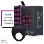 Ohmibod Lovelife Share Couples Ring - Vibrating Ring - Persononal Massager - Black