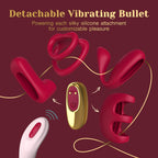Tracy'S Dog Love Vibrator Kit, Versatile Remote Adult Sex Toys Set For Women & Couples - External Stimulator, Dual Cock Ring, Co
