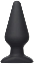 Hustler Toys All About Anal Seamless Silicone Butt Plug  Black  6 Inch