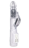 Pipedream White Diamond Rabbit Vibe, Clear