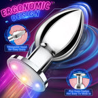 Yolodit Prostate Massager Sex Toys for Men Large Butt Plug, Prostate Vibrator with App Remote Control 10 Vibrating, Prostate Toy