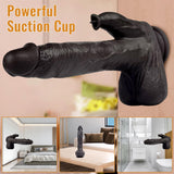 Thrusting Dildo Vibrator Sex Toys-Wireless Remote Control Realistic Dildo Clitoralis Stimulator Heated with 6 Telescopic & 10 Vi