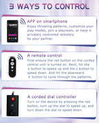 Hismith Premium Sex Machine Device, APP Remote Control Adult Sex Toy, with KlicLok System Connector, with Silicone Dildos and Ma