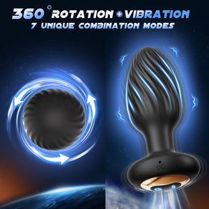 360 Rotation Adult Sex Toys for Men Prostate Massager - Swirl Surround Stimulate Prostate Point APP Remote Control, Adult Toys A