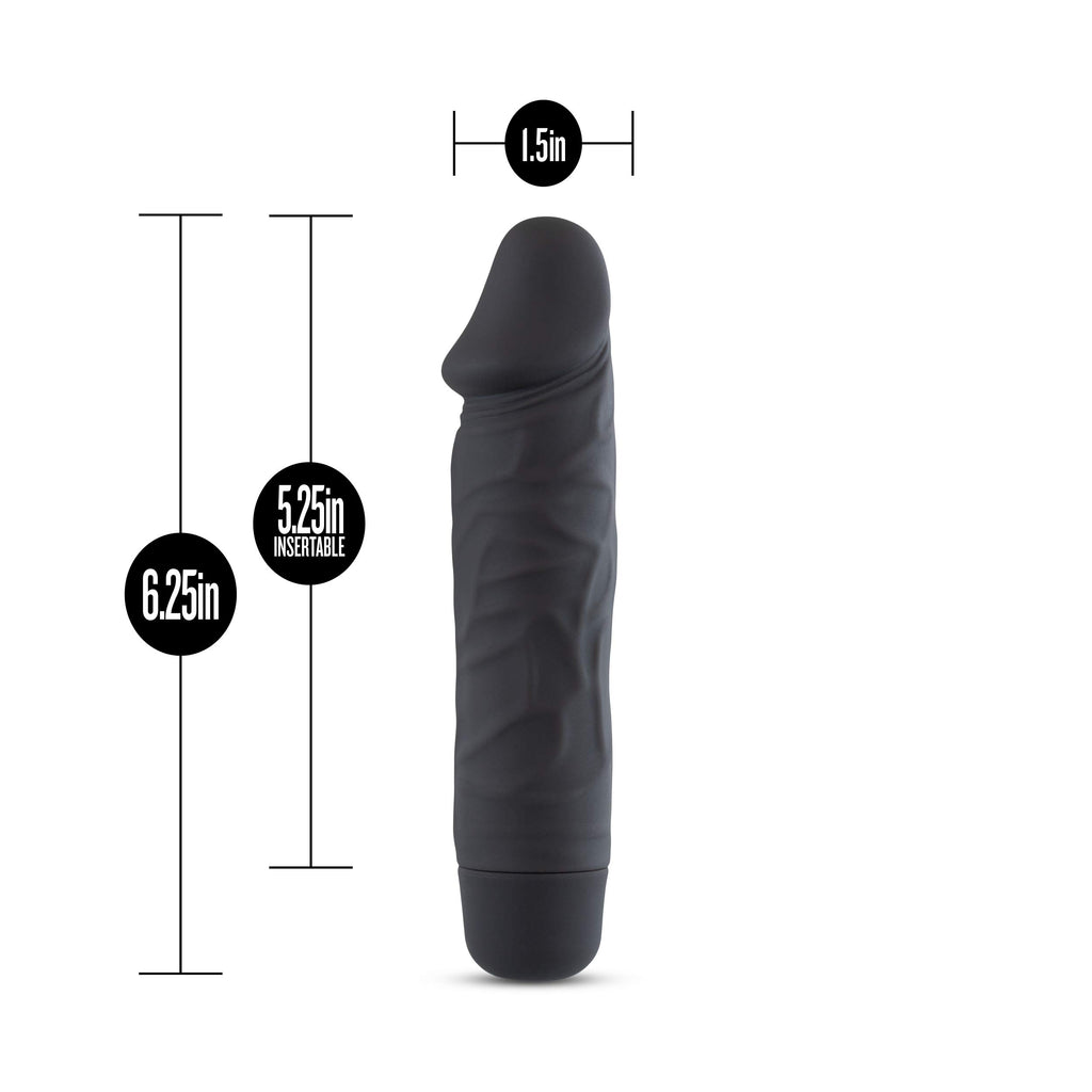 Silicone Willys- Head 6.25 Dildo Black