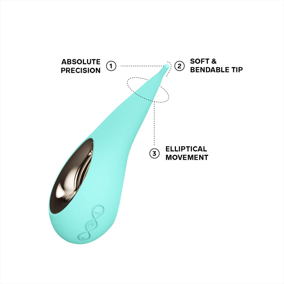 Lelo Dot Clitoral Vibrator Aqua