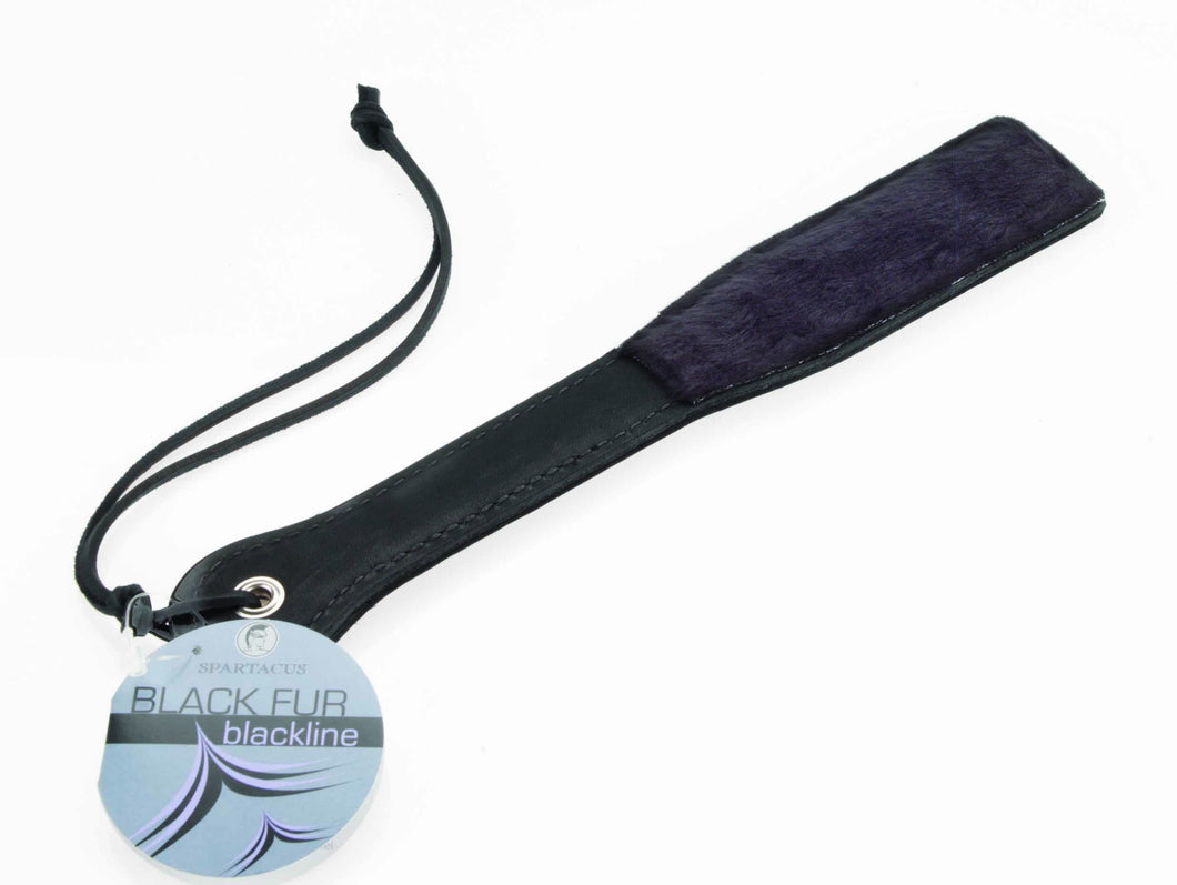 Spartacus Fur Line Paddle, Black