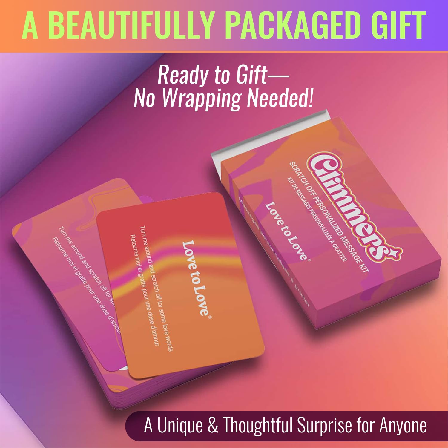 Love To Love Glimmers Scratch Mssg Kit