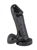 Cloud Nine Collection Cloud Nine Delightful Dong With Balls, Black 7-Inch Thick, Black