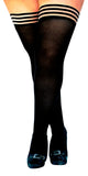 Kixies Dannalynn Black Ribbed Size D