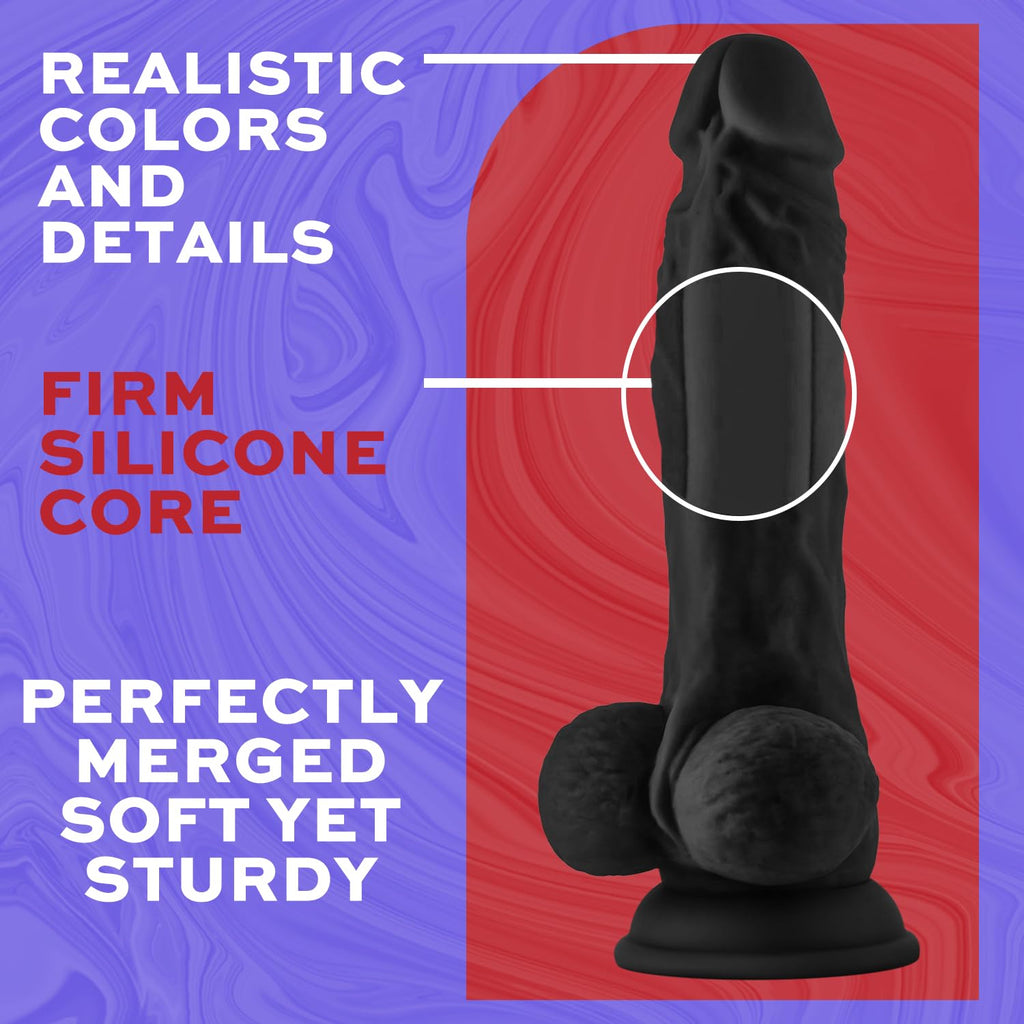 Shaft Model A 8.5in Silicone w/Balls Blk