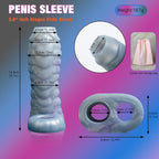 HanDuo 5.7'''' Dragon Penis Sleeve Girth Enhancer for Men, Reusable Silicon Dildo Sleeve,Cock Extender Sleeves Realistic, Penis