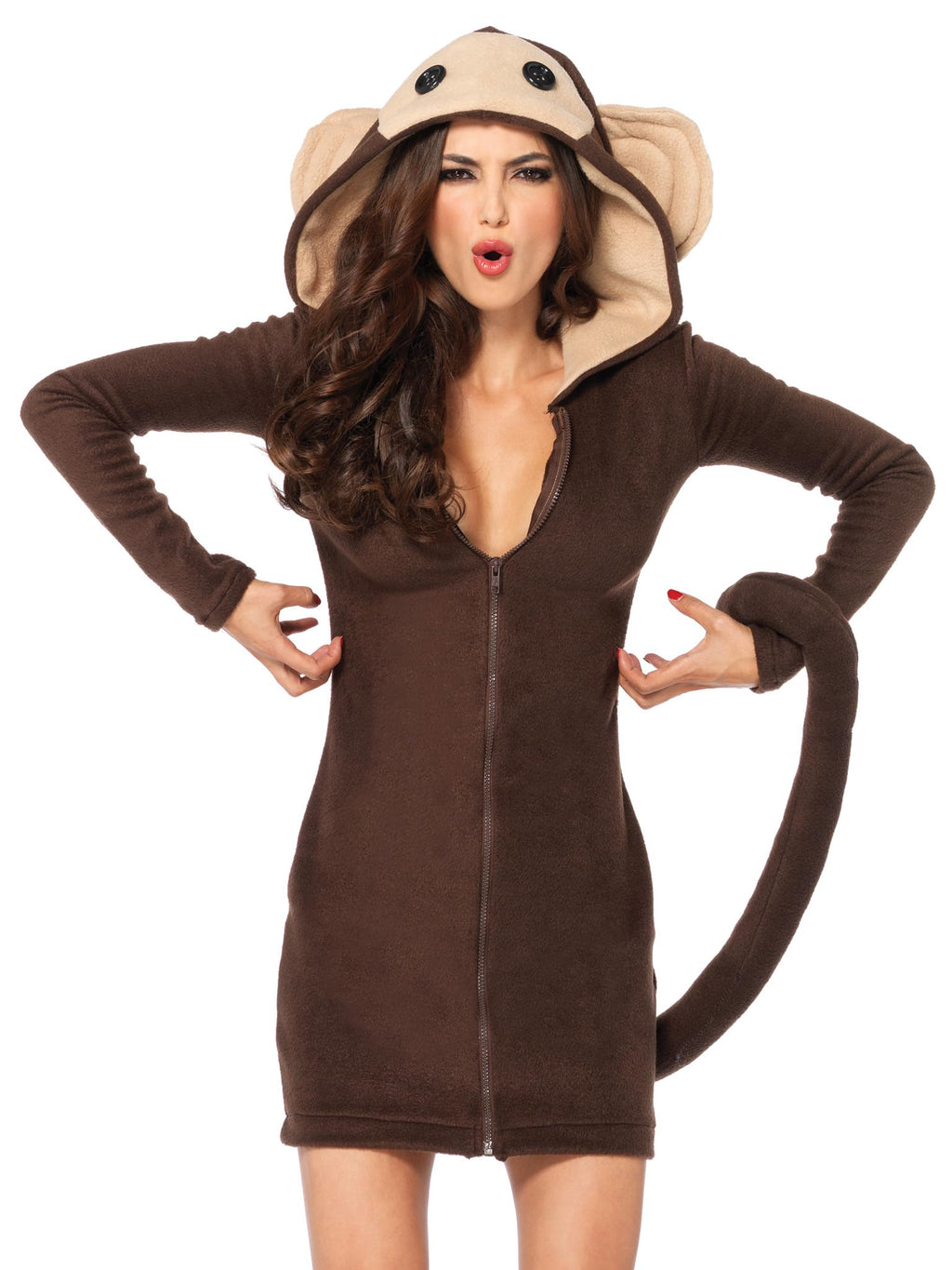 Cozy Monkey,Dress W/Attached T