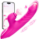 Toendi Adult Sex Toy Thrusting Dildo - Sex Toys for Women Rabbit Vibrator with 10 Vibrating 7 Thrusting & 5 Pulsing Modes, G Spo