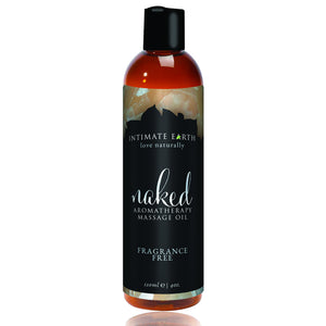 Intimate Earth Naked Massage Oil, 4 Ounce
