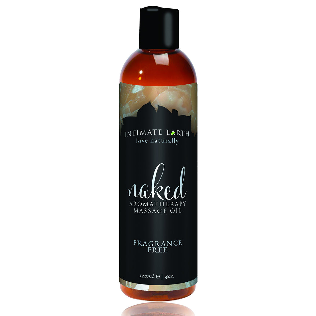Intimate Earth Naked Massage Oil, 4 Ounce