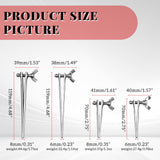 Stainless Steel Urethral Sounds Dilators with Adjustable Screw Hollow Adult Sex Toys - Catheters & Sound Penis Plug Sounding Rod