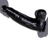 2.83 ' ' Diameter Huge Thick Dildo for G-spot Stimulation Orgasm, 13 inch Big Black Dildo with Strong Suction Cup, Realistic Gia