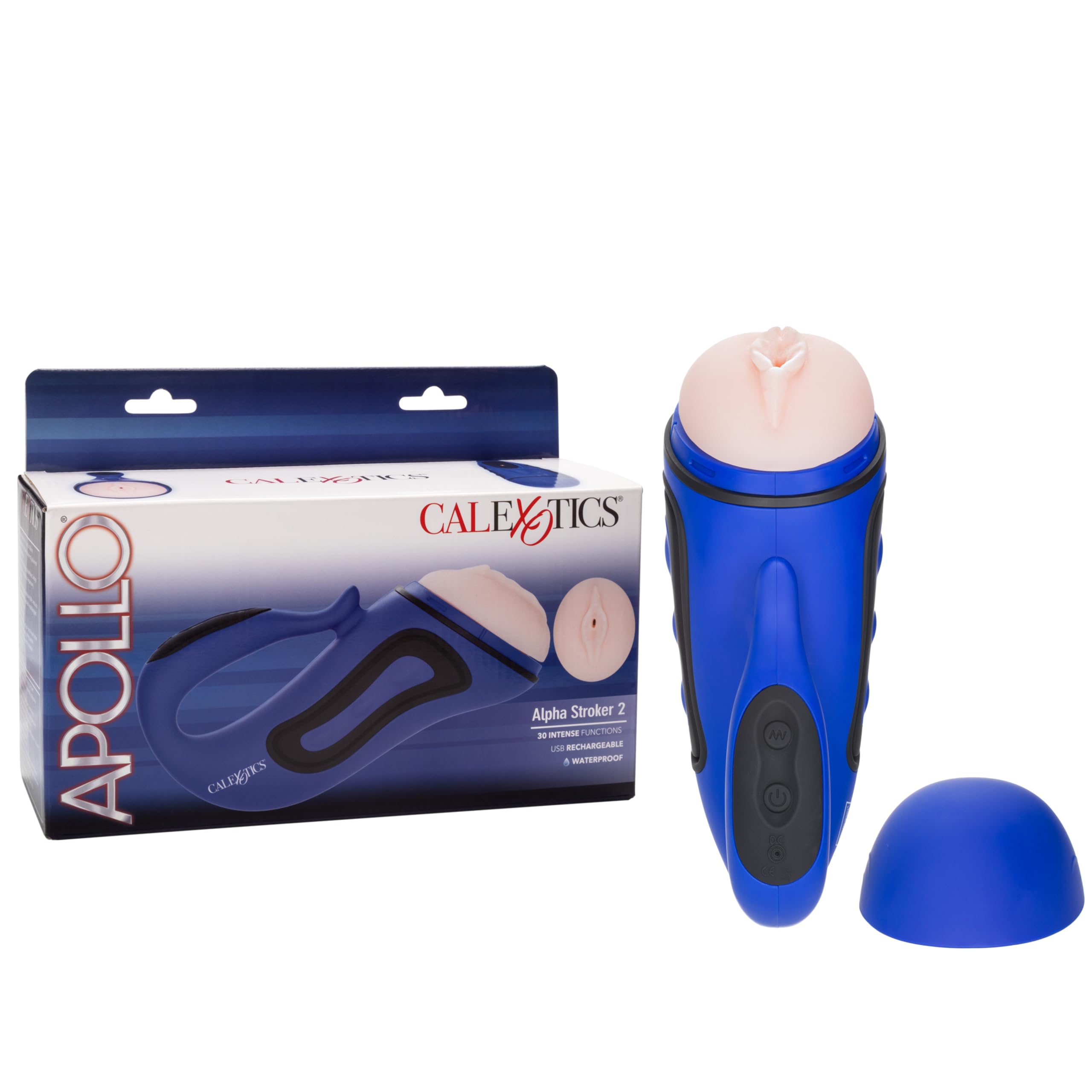 Calexotics California Exotic Novelties Apollo Alpha Stroker 2 Vagina, Blue (Se-0848-60-3)