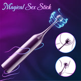 Clitoral Vibrator Sex Stimulator Toy for Women Pleasure, Precision Targeted Nipple Clip Mini Anal Clit Bullet Vibrator with 10 P