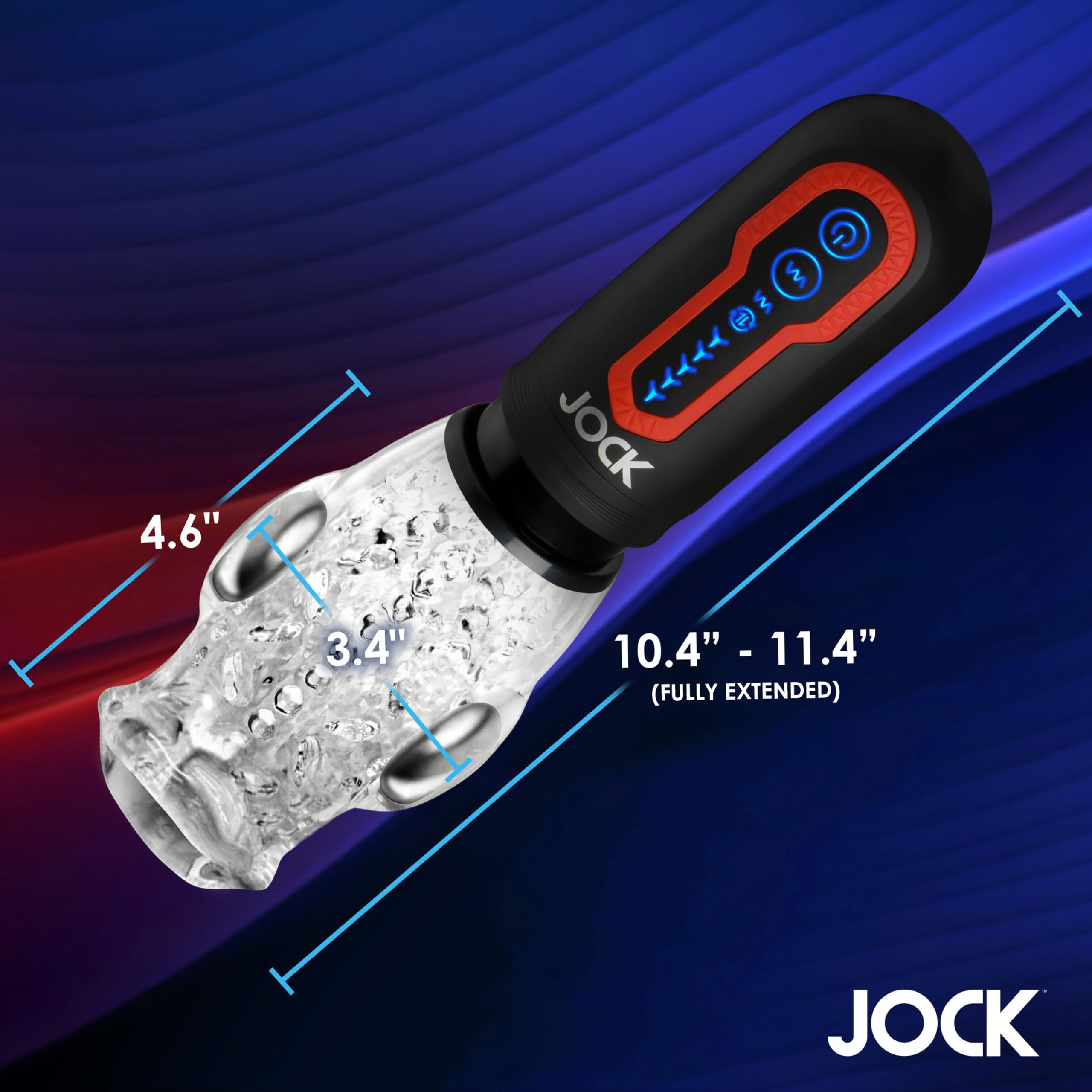 Jock Spin & Thrust Masturbator Dual Vib