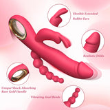 Thrusting Dildo Vibrator Sex Toy for Women, Anal G Spot Vibrators Adult Sex Toys with 10 Powerful Thrusting & Vibration Modes Up