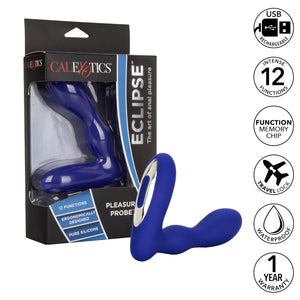 California Exotic Novelties Silicone Wireless Pleasure Probe, Blue