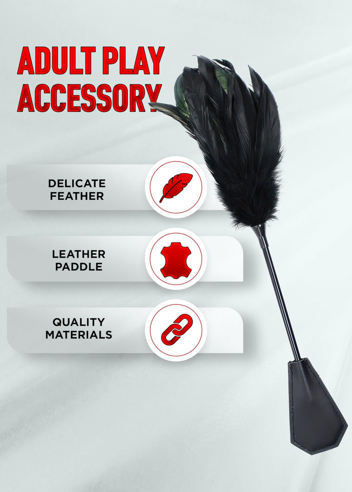 Sex Blindfold for Adult Play and Sex Black Horse Whip, BDSM Kit for Beginners, Sex Toys for Couples