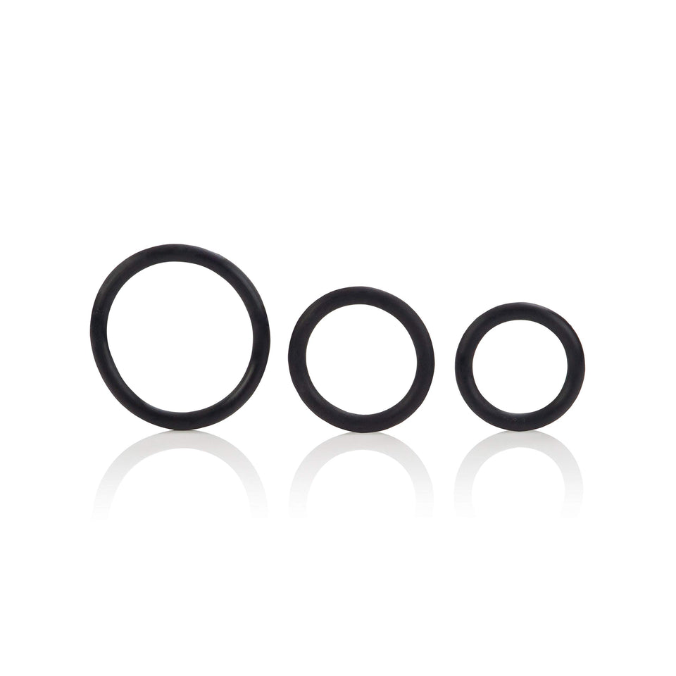 Rubber Ring Black 3Pc Set