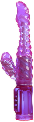 Golden Triangle Sugar Spoon 5.5 Inch Waterproof Vibrator, Purple