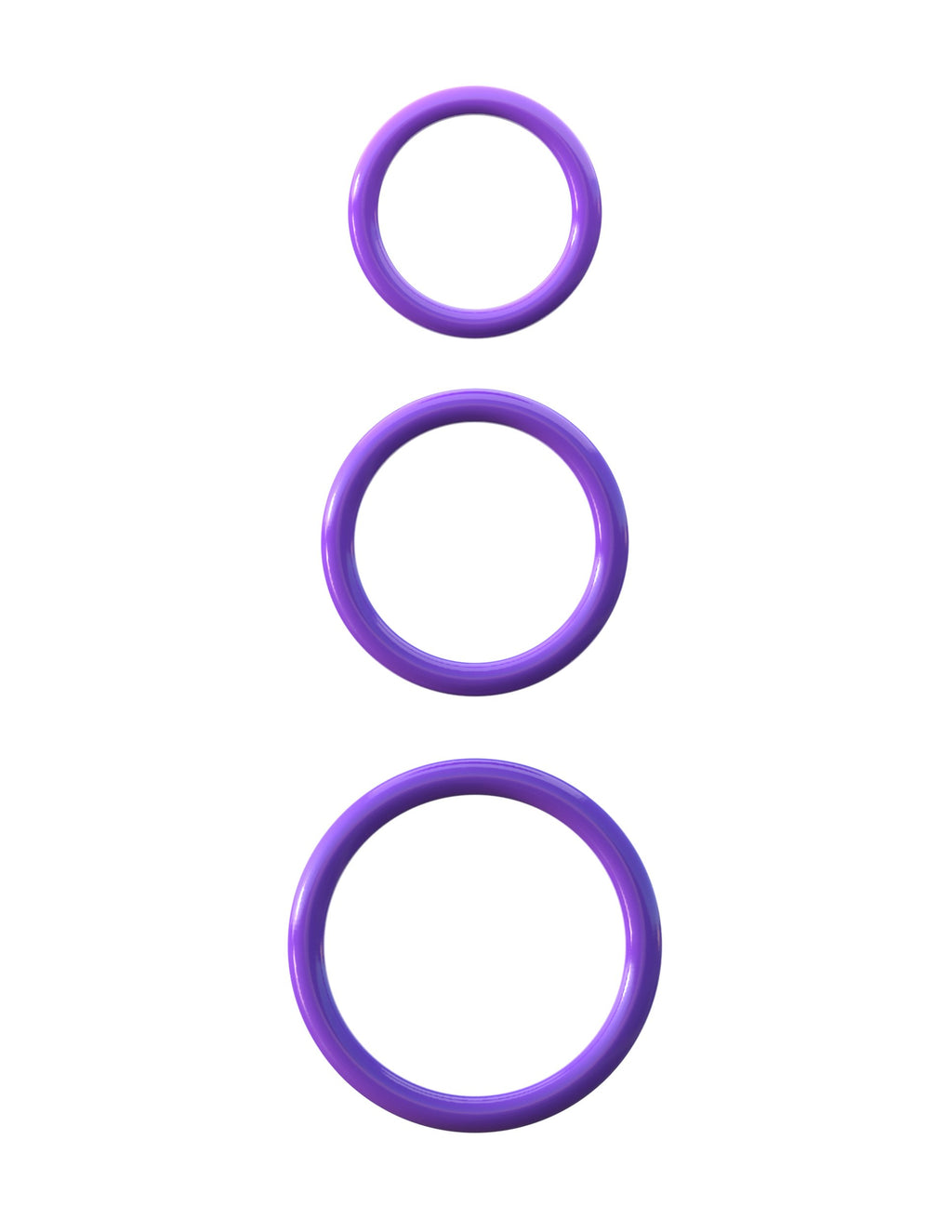 Pipedream Fantasy Cringz Silicone 3 Piece Stamina Set  Purple  1 Pound