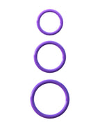 Pipedream Fantasy Cringz Silicone 3 Piece Stamina Set  Purple  1 Pound