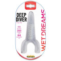 Hott Products Unlimited 67494: Tongue Star Deep Diver Vibe Tongue Clear