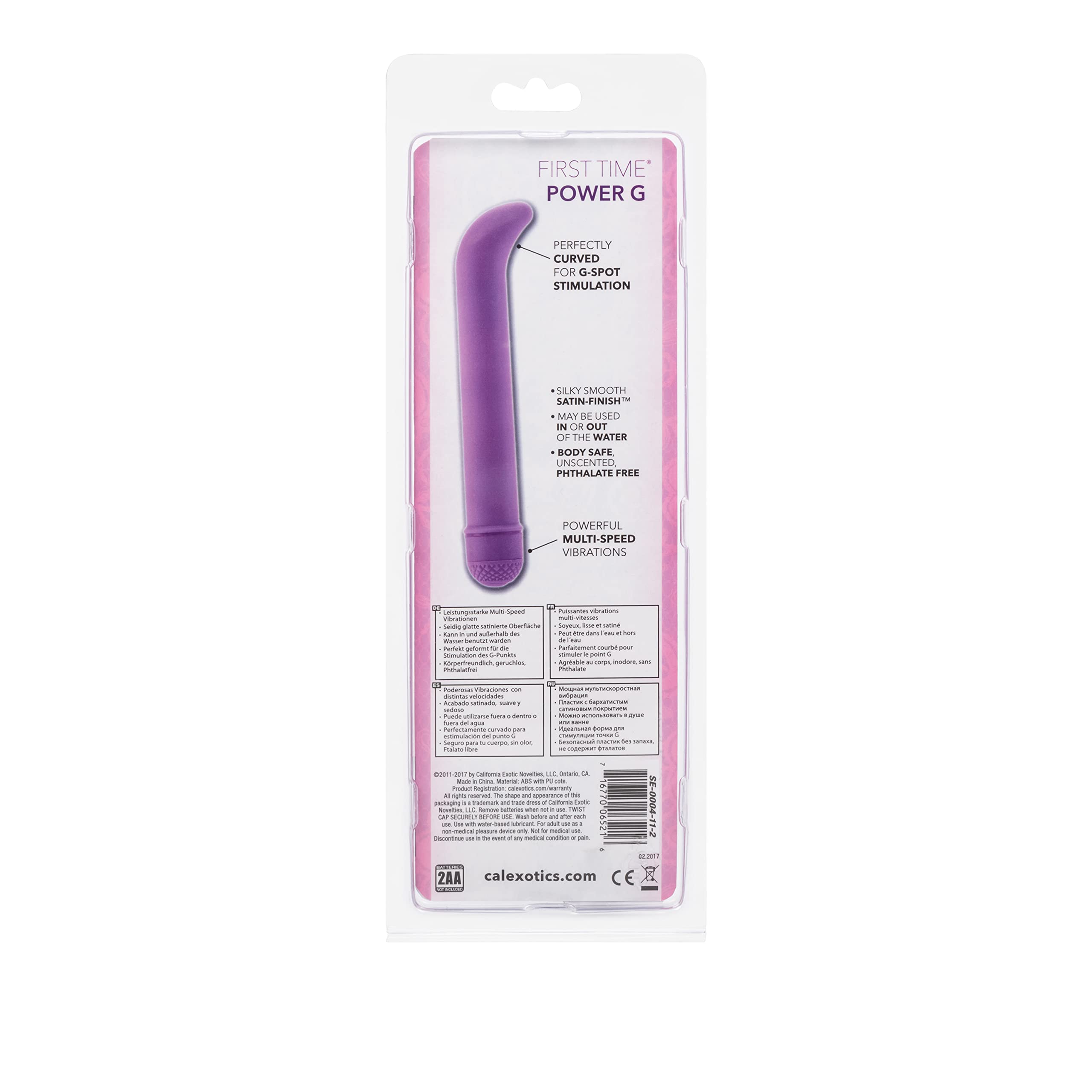 Calexotics Novelties First Time Power G, Purple