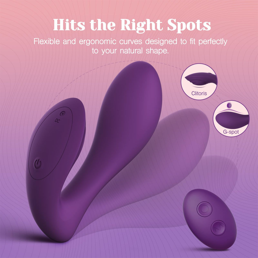Tracy? Dog Vibrator Adult Sex Toys for Women - Clitoral Teasing G Spot Vibrator, Remote Control Vibrating Adult Toy with 10 Vibr