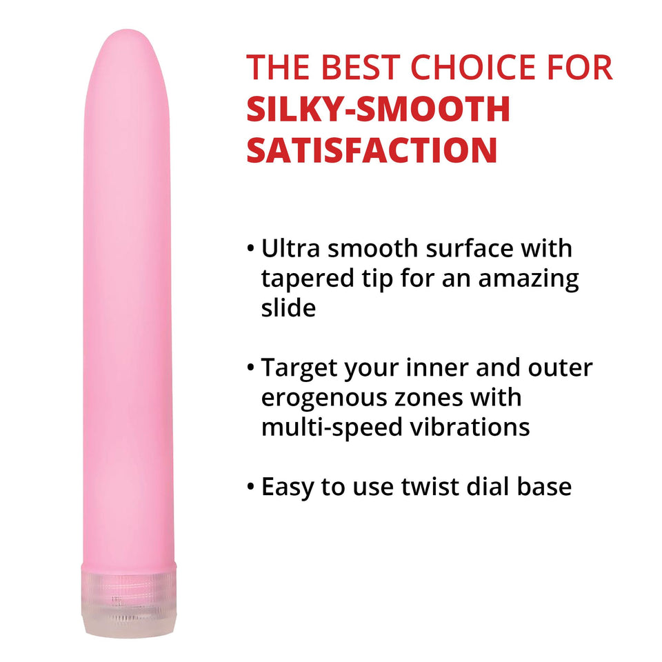 Adam And Eve Velvet Kiss Vibrator - Pink