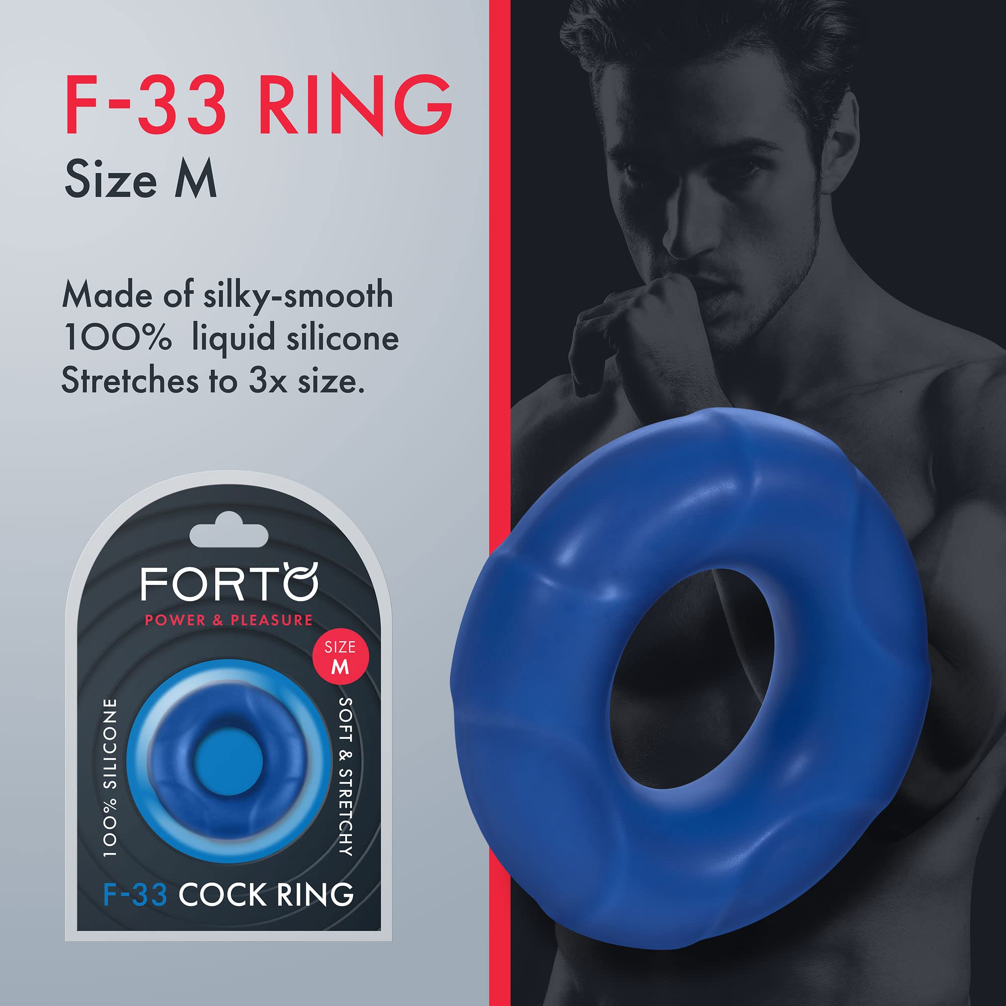Forto F-33: 21mm Liquid Sili C-Ring M Bl