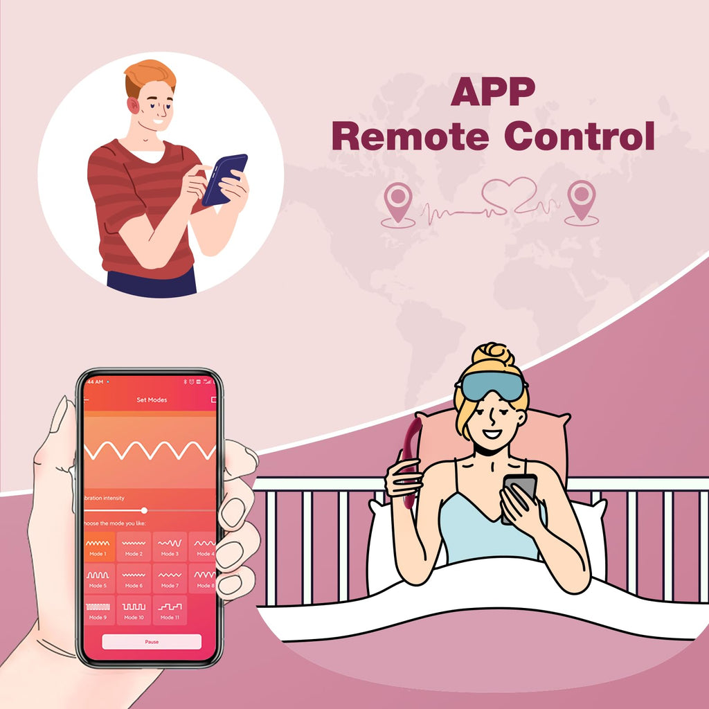 Heated G-Spot Vibrator Sex Toy - SVAKOM 2024 Updated APP Remote Control Heating Finger Vibrators with 5 * 5 Vibrations - Clitora