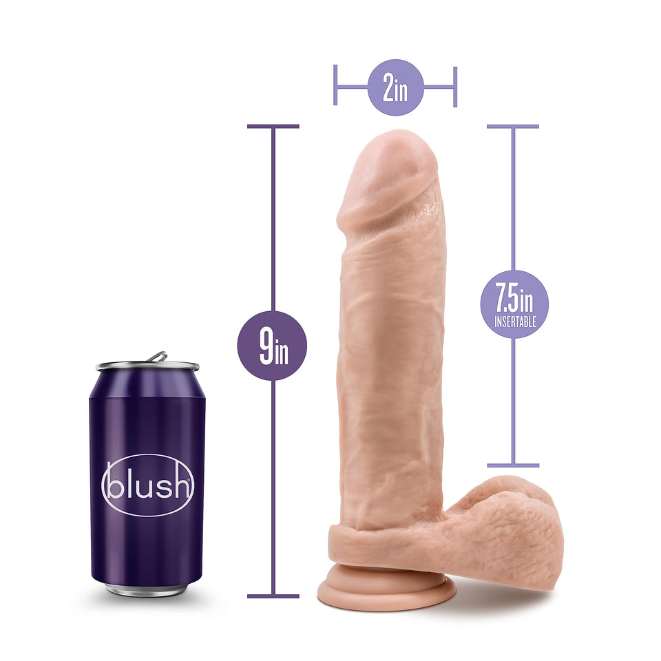 Au Natural - 9.5In Dildo W/Suc Cup Van