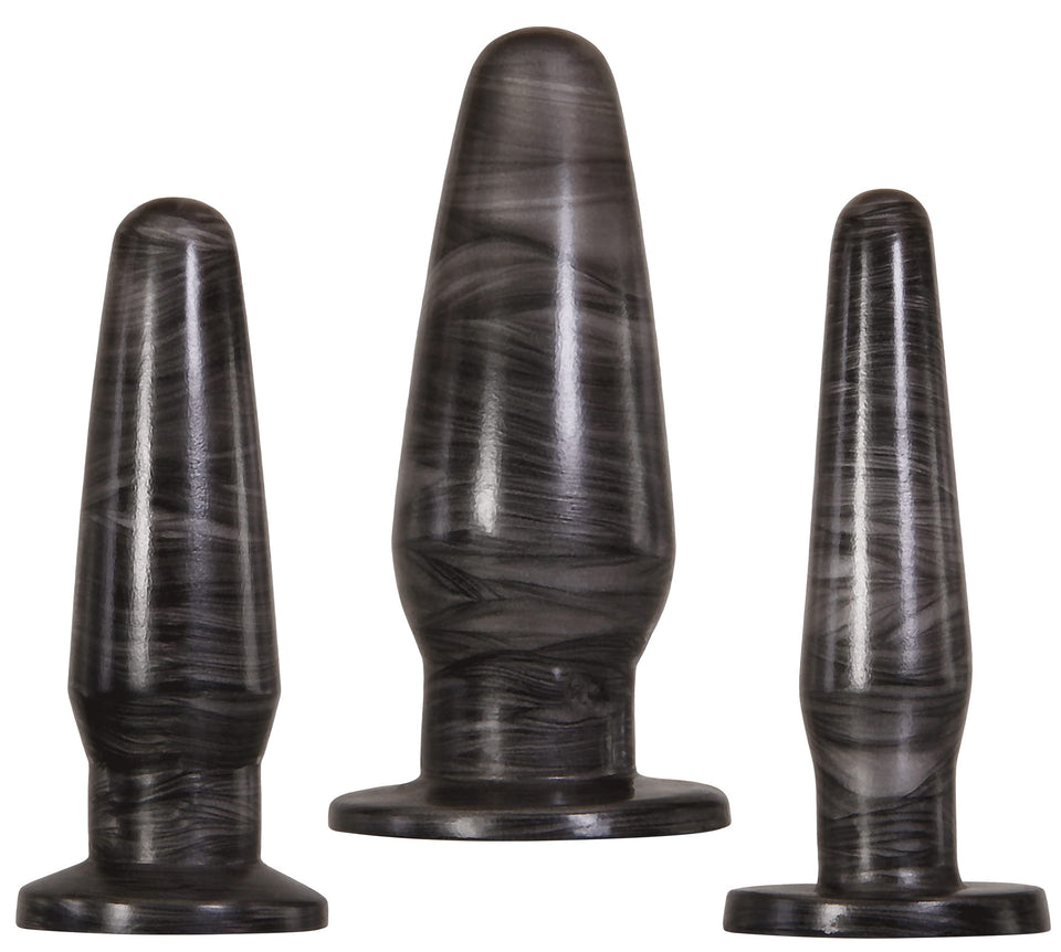Adam & Eve Anal Rockets Trainer Set - grey