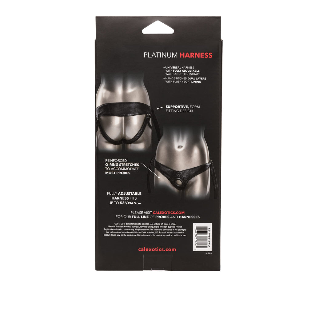 California Exotic Novelties Universal Love Rider Platinum Harness, Black