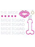 Bride Squad Adhesive Body Jewe - O/S / Multicolor