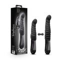 Blush Novelties Temptasia Lazarus Thrusting Silicone Dildo - for G Spot, P Spot Stimulation - Soft Puria Silicone - UltraSilk Sm