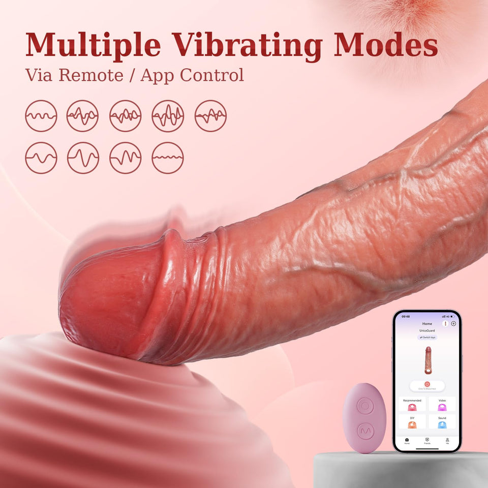 Penis Sleeve Cock Sleeve Vibrator - FYSHAVO 4IN1 Realistic Adult Male Sex Toys for Men Penis Extender Vibrating Cock Ring 9 Mode