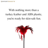 Starburst Feather Red