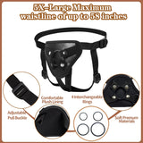 Adjustable Strap On Harness for Women and Men - Versatile Dildo Plus Size Strapon Harness for Couples, Lesbian, Gay, and Pegging